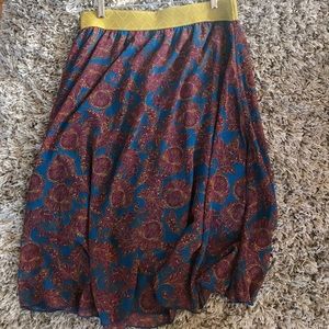 LulaRoe Lola skirt. Size Large. Worn twice.